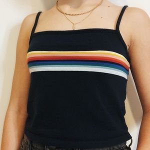 Brandy Melville ♥︎ Faye Rainbow Tank